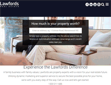Tablet Screenshot of lawfords.com.au